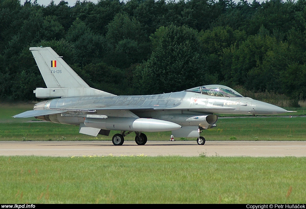 Belgium Air Force – SABCA F-16AM Fighting Falcon FA-135