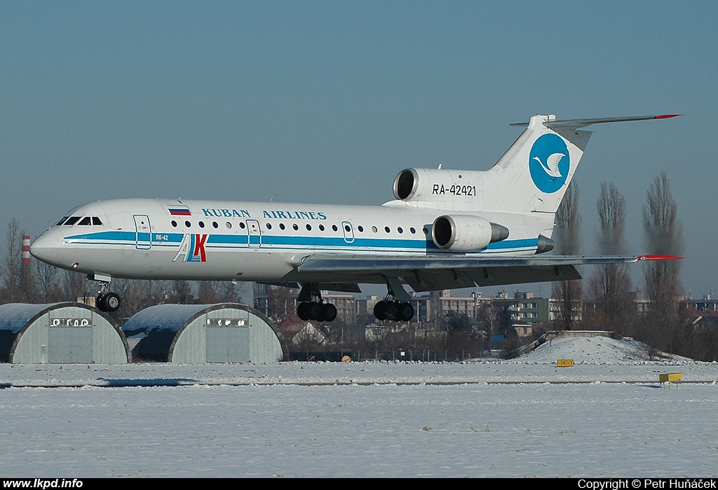 Kuban Airlines – Yakovlev YAK-42D RA-42421