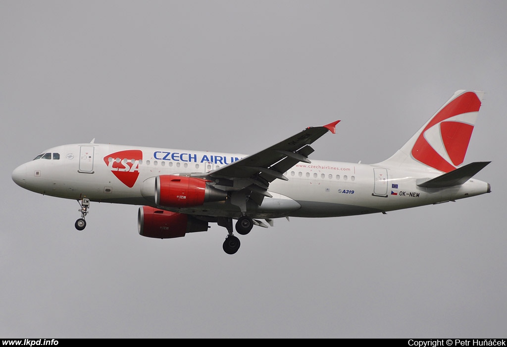 SA Czech Airlines – Airbus A319-112 OK-NEM