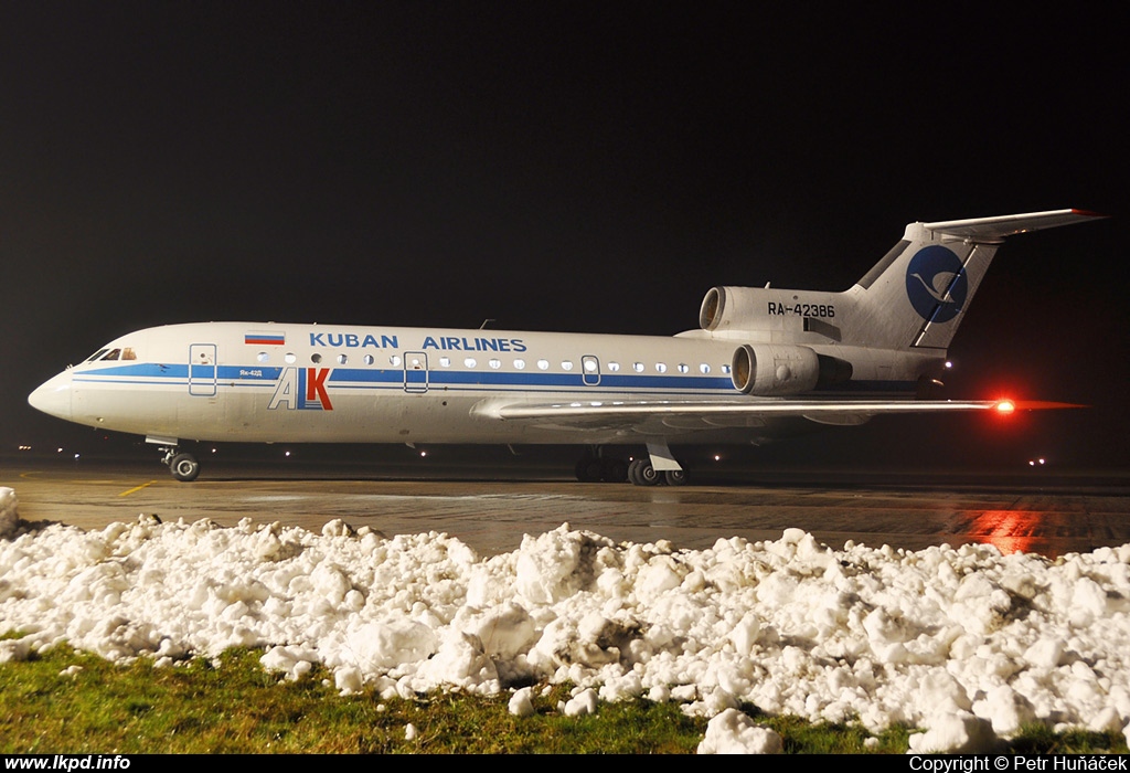 Kuban Airlines – Yakovlev YAK-42D RA-42386
