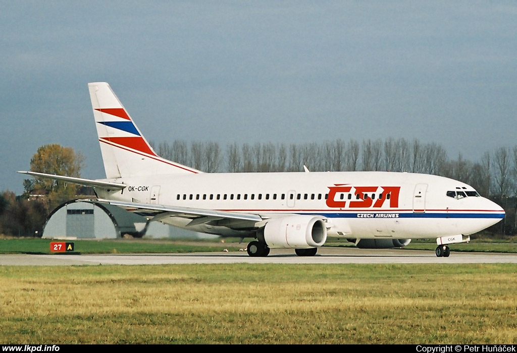 SA Czech Airlines – Boeing B737-55S OK-CGK
