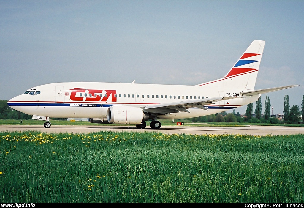 SA Czech Airlines – Boeing B737-55S OK-CGH