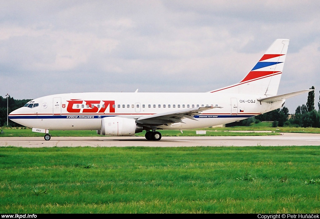 SA Czech Airlines – Boeing B737-55S OK-CGJ