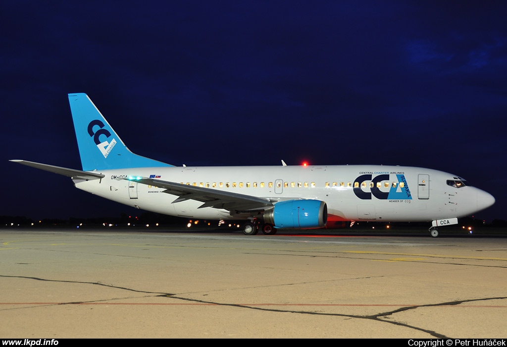 Central Charter Airlines – Boeing B737-36M OM-CCA