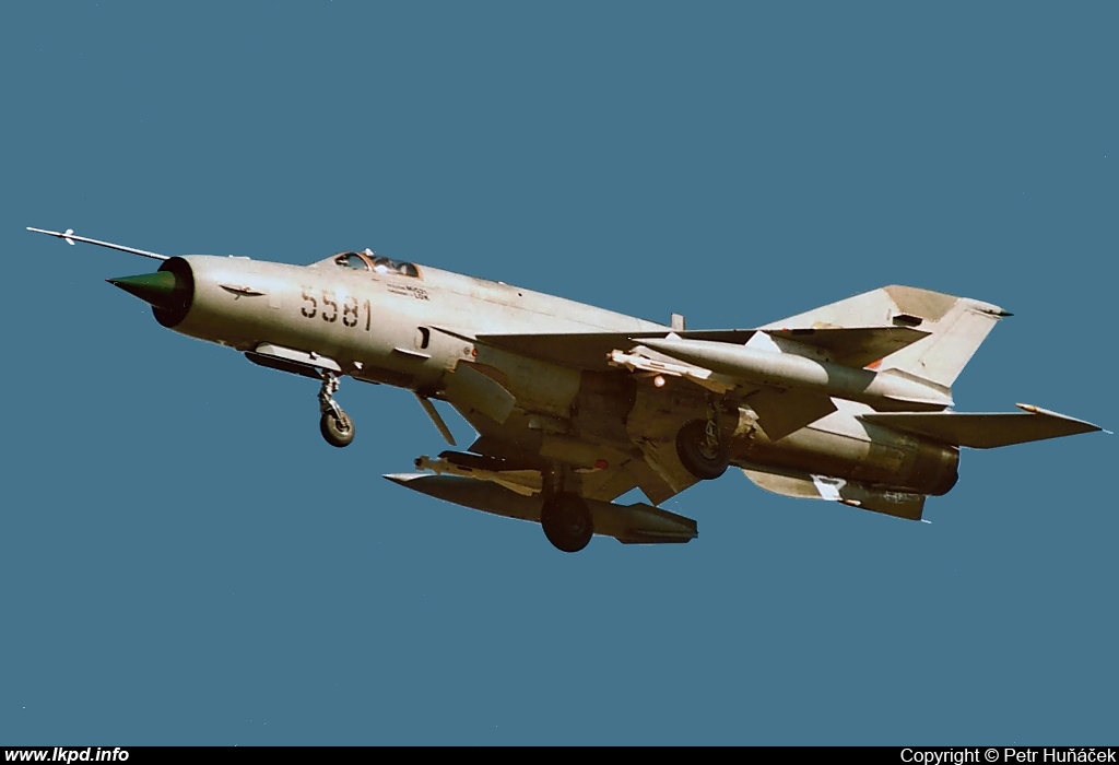 Czech Air Force – Mikoyan-Gurevich MiG-21MFN 5581