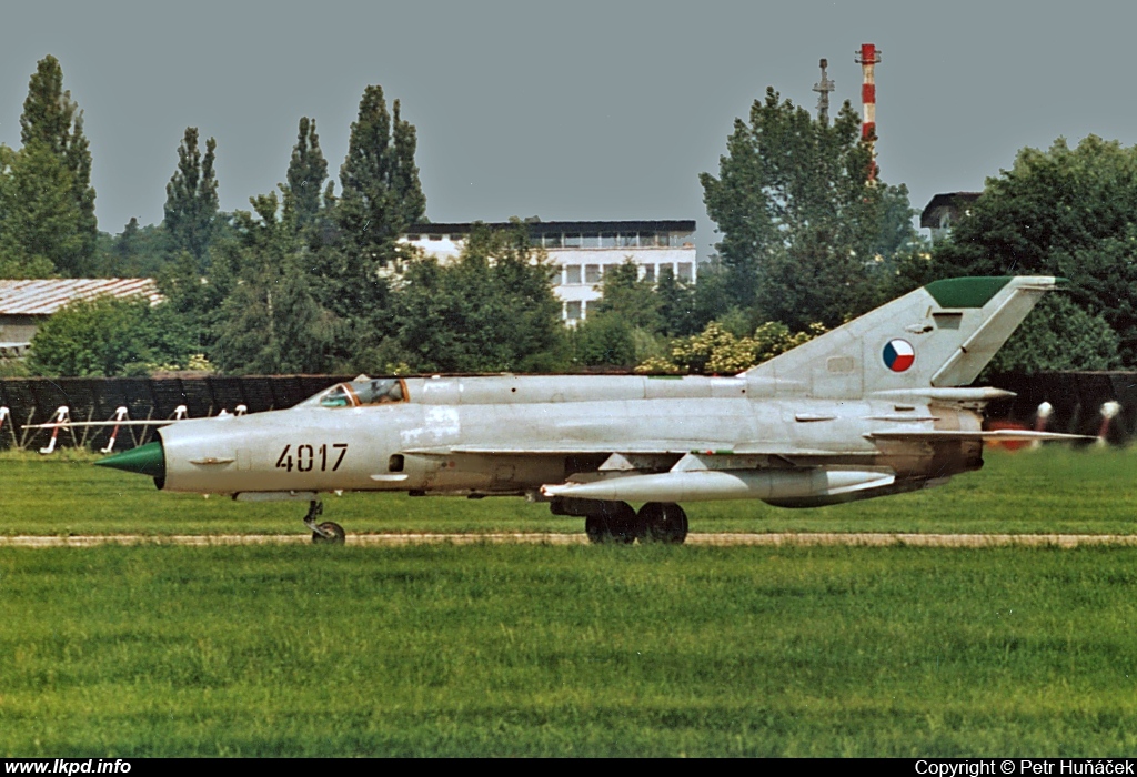 Czech Air Force – Mikoyan-Gurevich MiG-21MF 4017