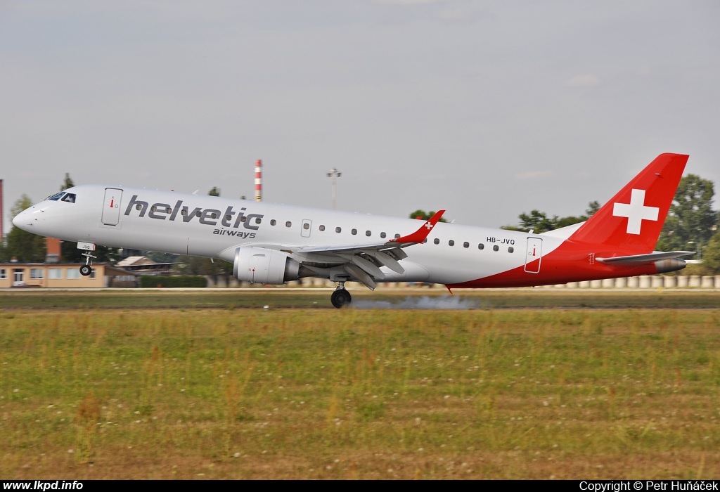 Helvetic Airways – Embraer ERJ-190-100LR HB-JVQ
