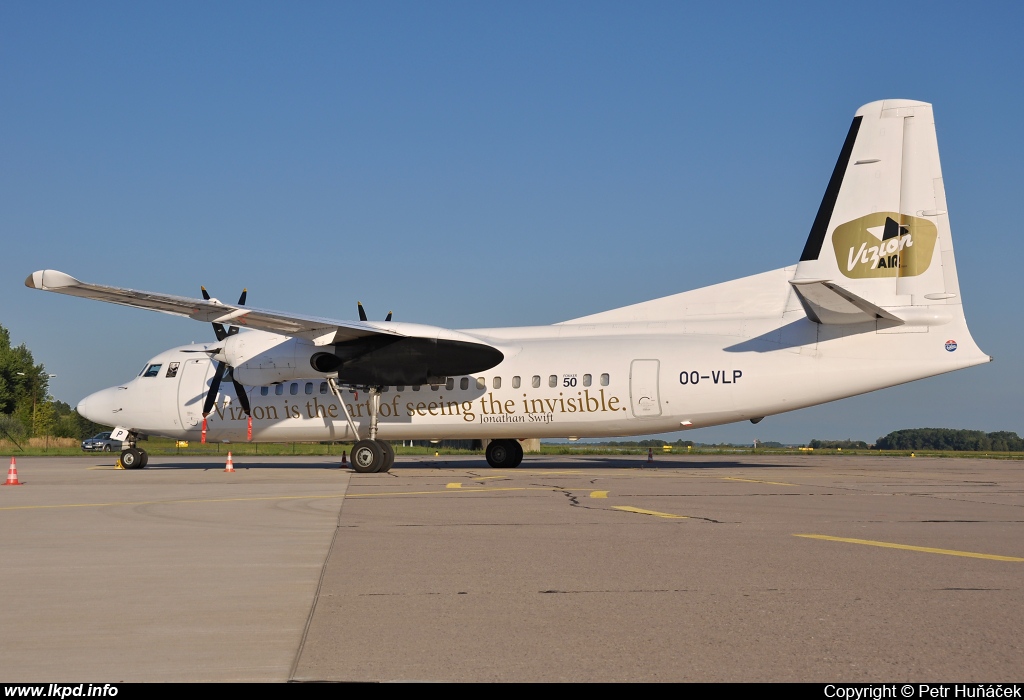 Vizion Air (VLM Airlines) – Fokker 50 OO-VLP