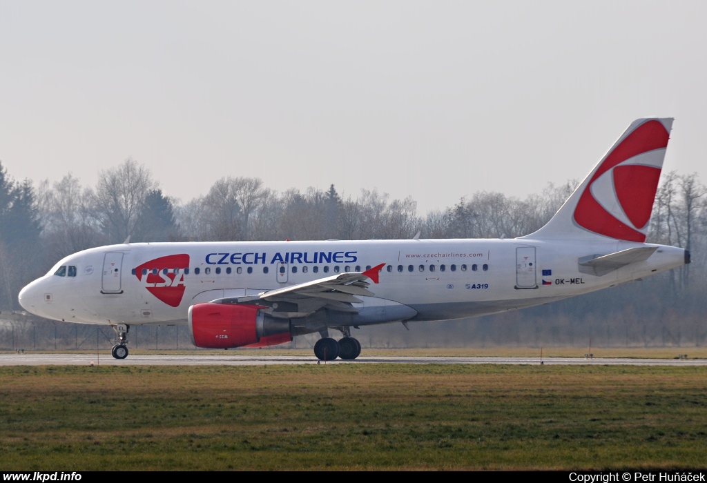SA Czech Airlines – Airbus A319-112 OK-MEL