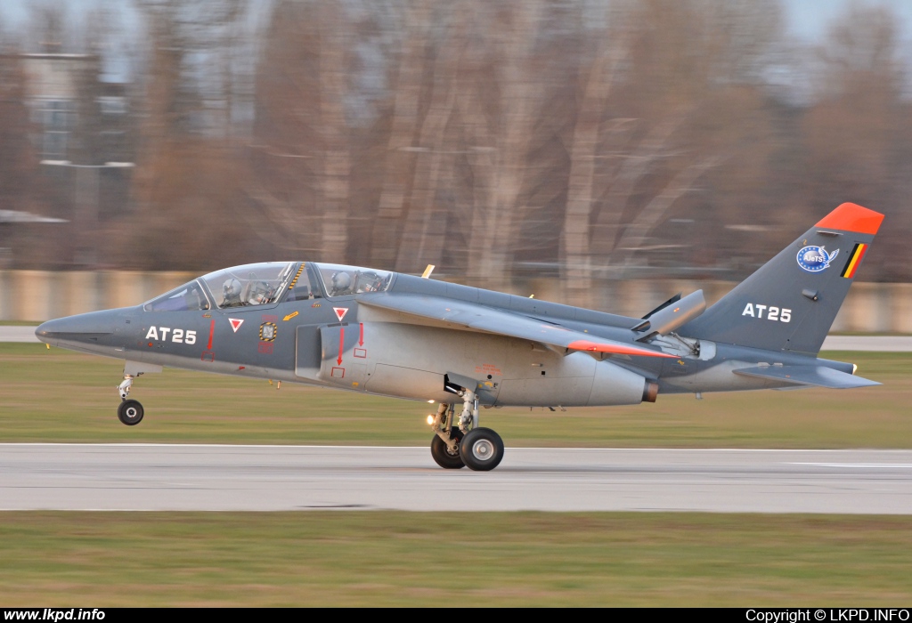 Belgium Air Force – Dassault-Dornier Alpha Jet 1B+ AT25