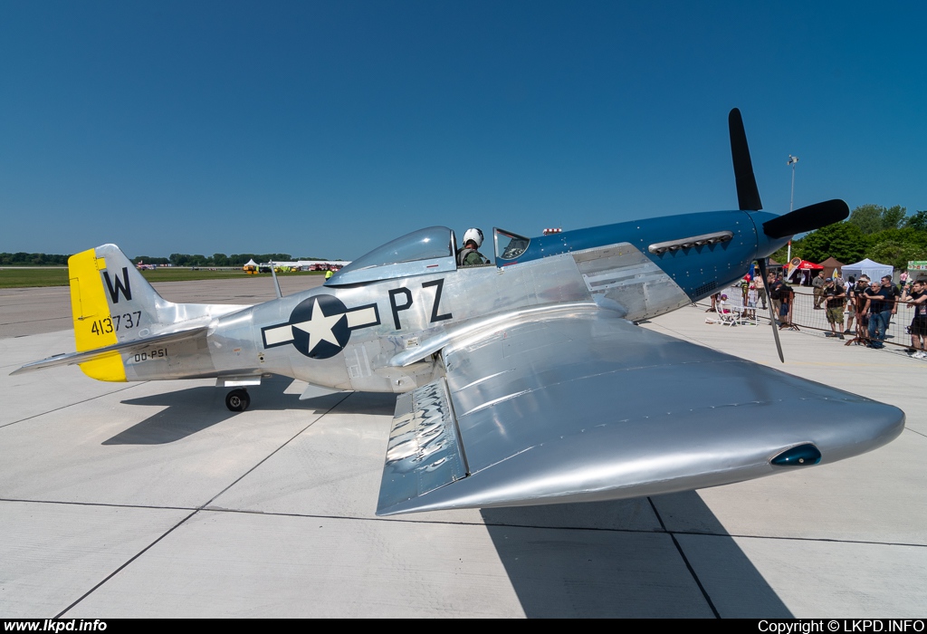 Private/Soukrom – North American P-51D Mustang OO-PSI