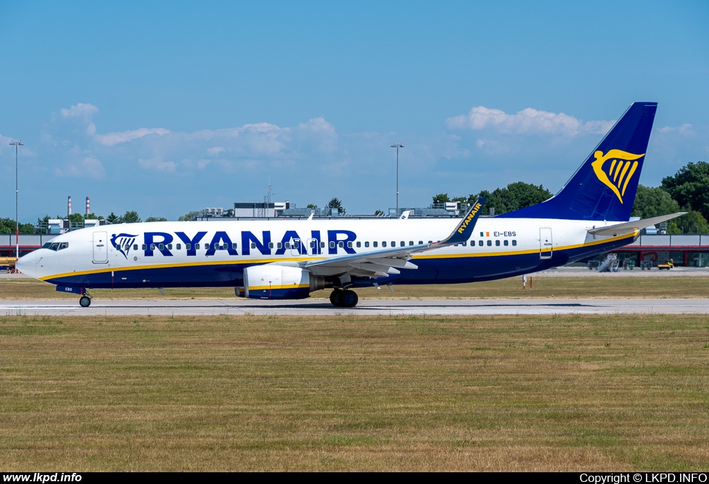 Ryanair – Boeing B737-8AS EI-EBS