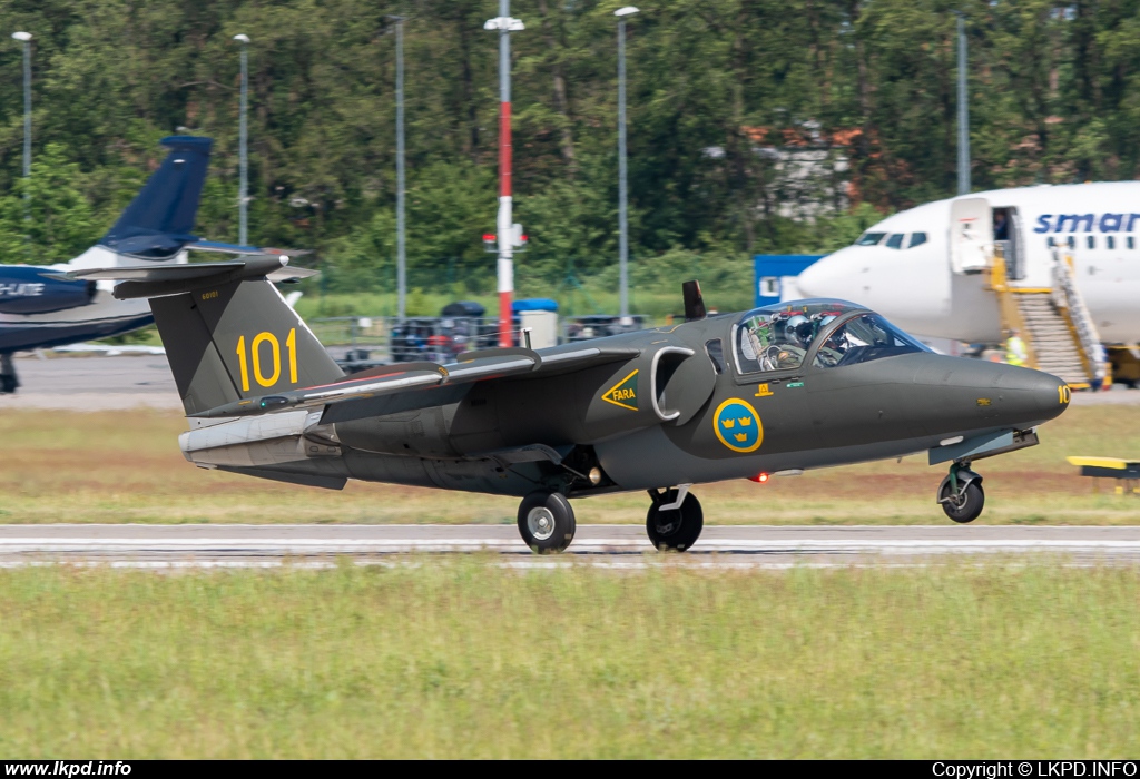 Sweden Air Force – Saab Sk60A (105) 101