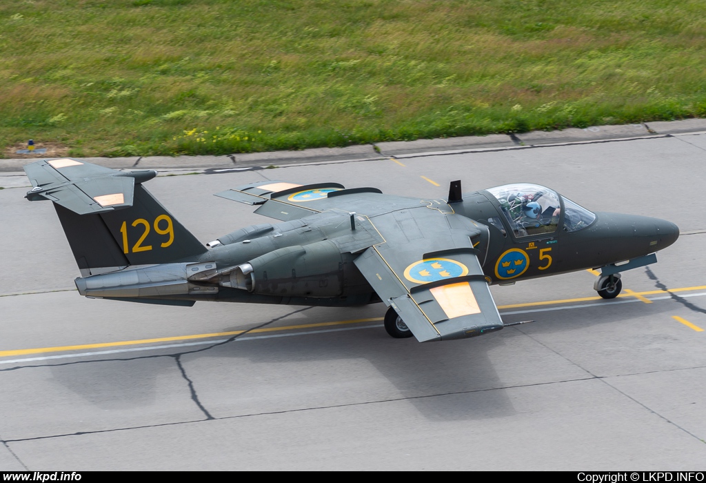 Sweden Air Force – Saab Sk60A (105) 129