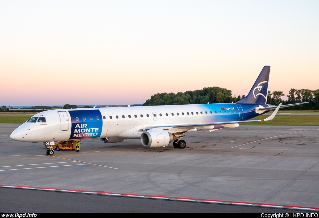 Montenegro Airlines – Embraer ERJ-190-200LR 40-AOB