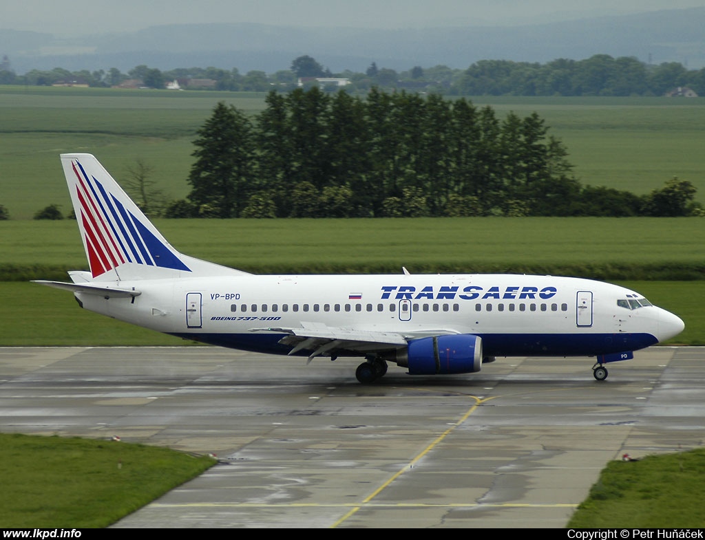 Transaero Airlines – Boeing B737-5K5 VP-BPD