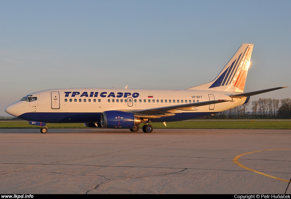 Transaero Airlines – Boeing B737-524 VP-BYT