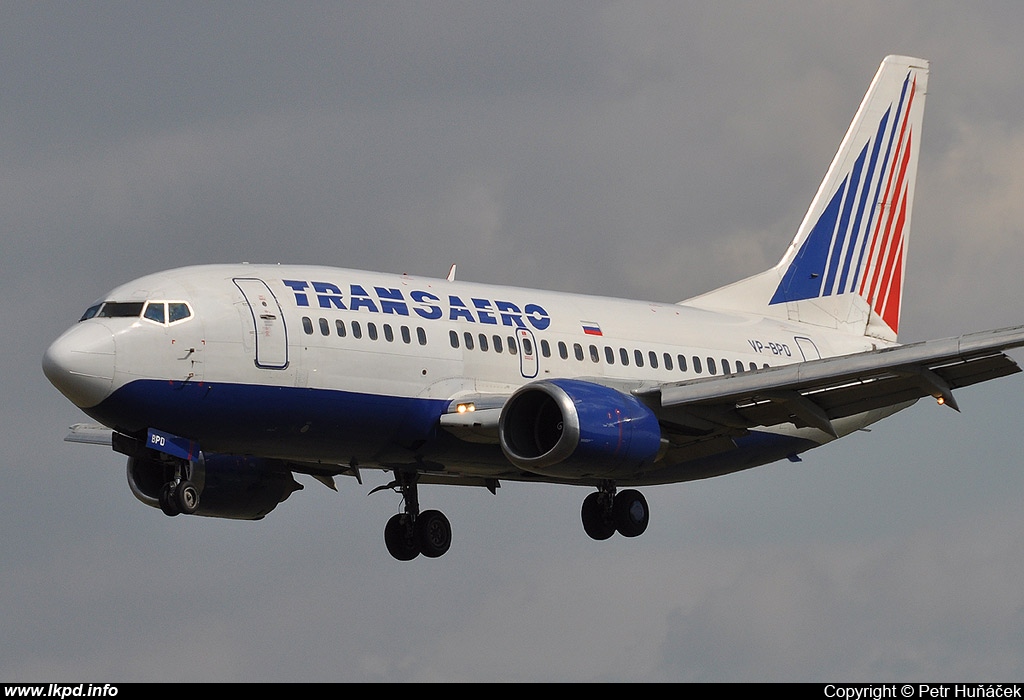 Transaero Airlines – Boeing B737-5K5 VP-BPD