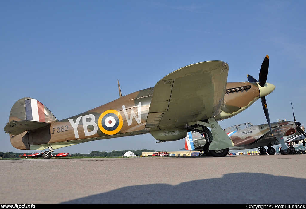 UK Air Force - RAF – Hawker Mk2C Hurricane LF363