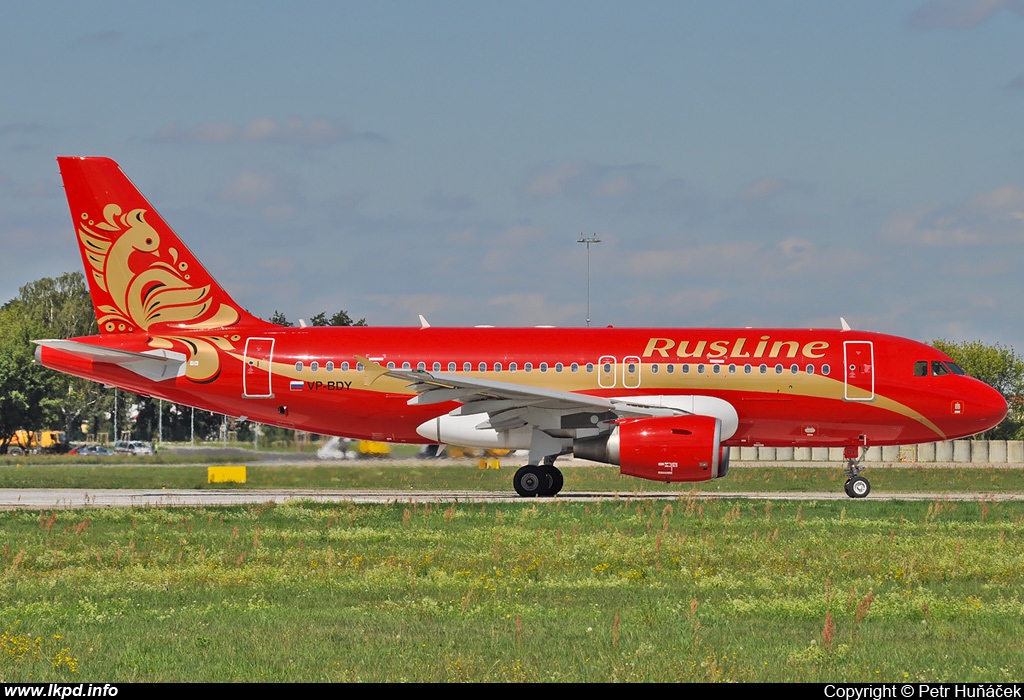 Rusline – Airbus A319-111 VP-BDY