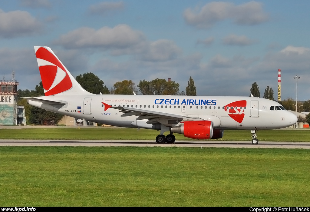 SA Czech Airlines – Airbus A319-112 OK-PET