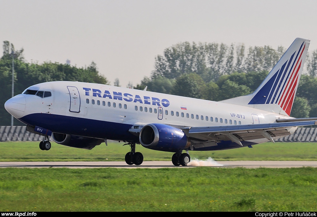 Transaero Airlines – Boeing B737-524 VP-BYJ