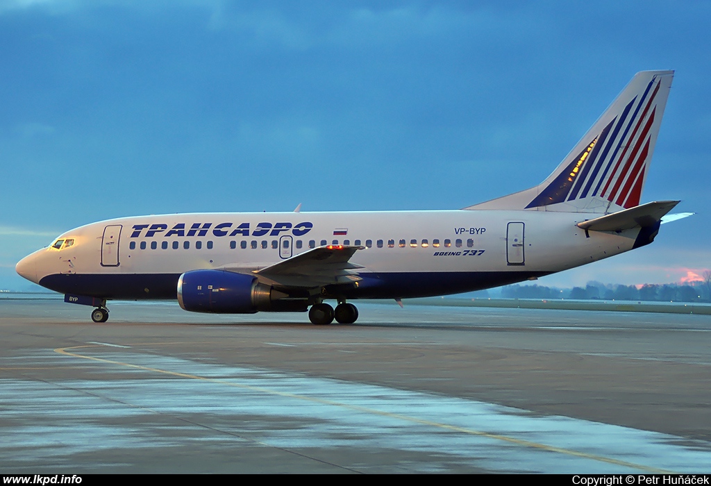 Transaero Airlines – Boeing B737-524 VP-BYP
