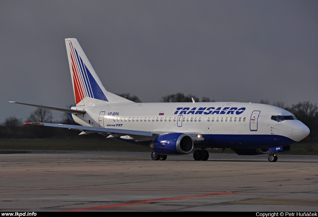 Transaero Airlines – Boeing B737-5K5 VP-BPA