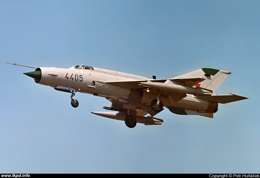 Czech Air Force – Mikoyan-Gurevich MiG-21MFN 4405