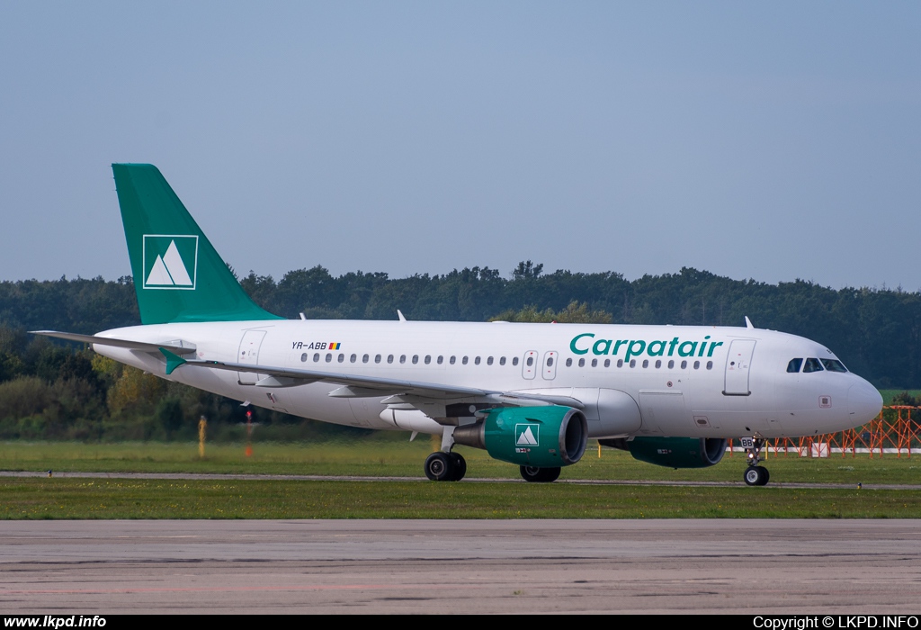 Carpatair – Airbus A319-112 YR-ABB
