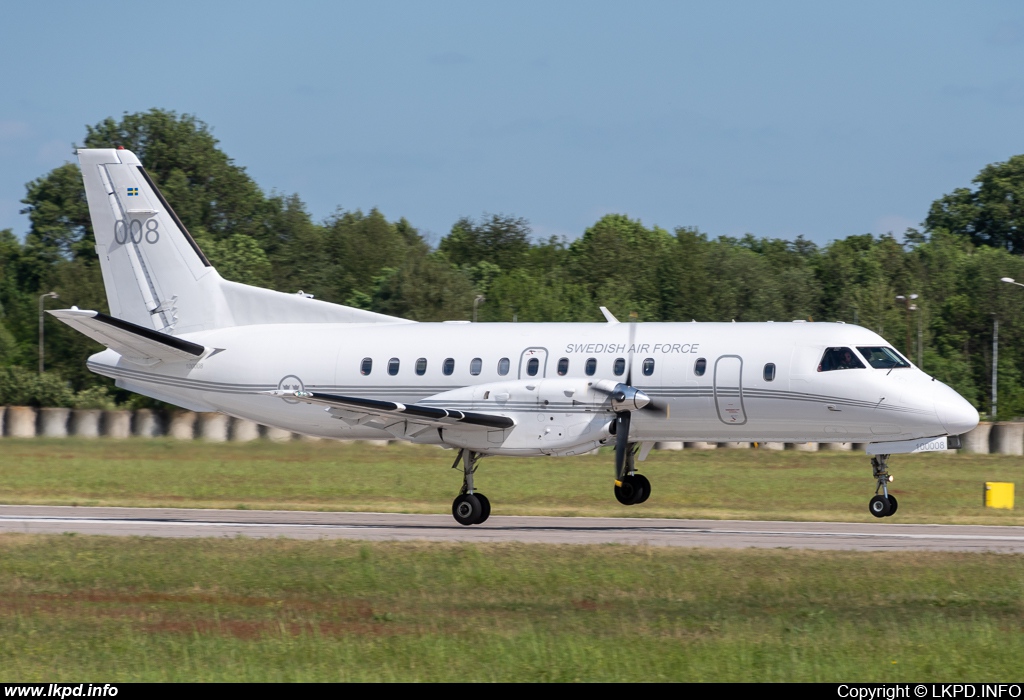 Sweden Air Force – Saab SF-340B 100008