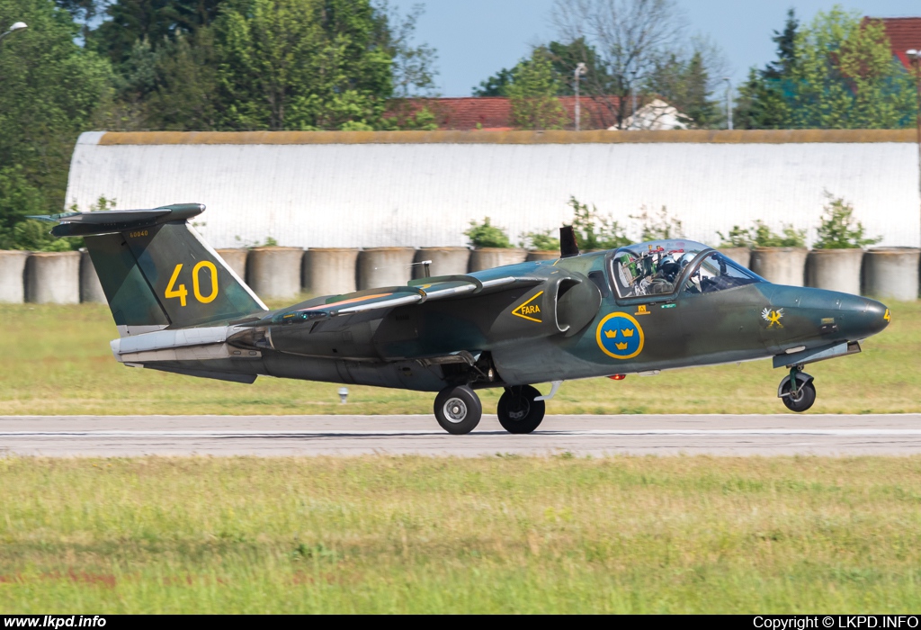 Sweden Air Force – Saab Sk60A (105) 40