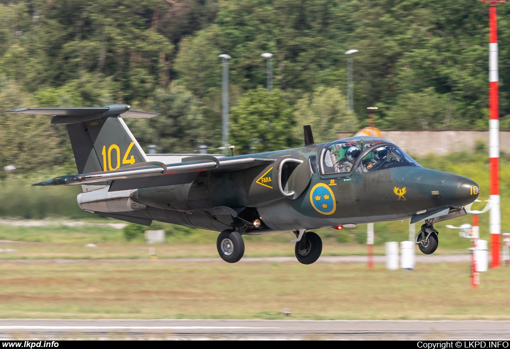 Sweden Air Force – Saab Sk60A (105) 104