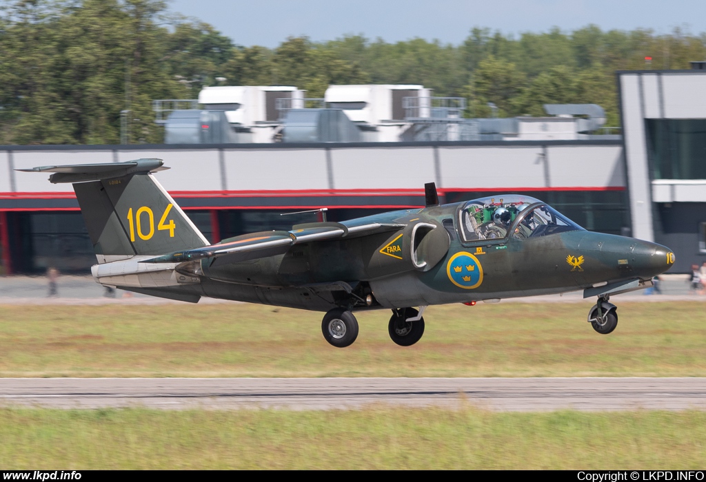 Sweden Air Force – Saab Sk60A (105) 104