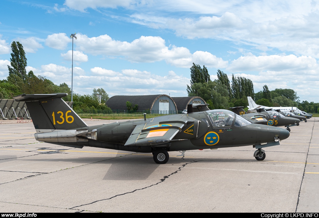 Sweden Air Force – Saab Sk60A (105) 136