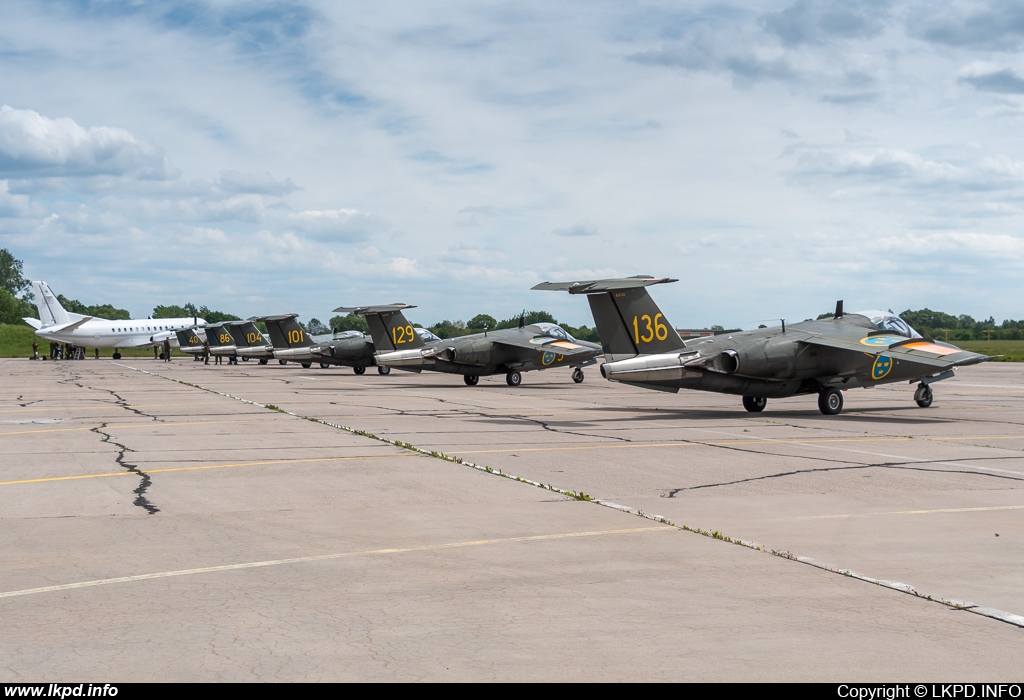 Sweden Air Force – Saab Sk60A (105) 136