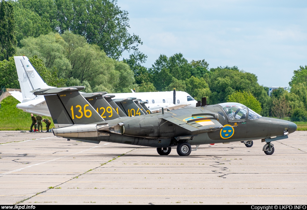 Sweden Air Force – Saab Sk60A (105) 136