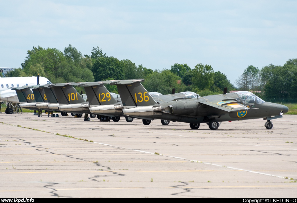 Sweden Air Force – Saab Sk60A (105) 136