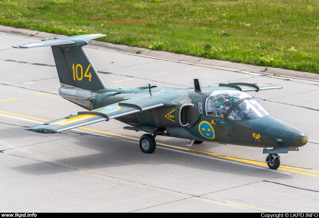 Sweden Air Force – Saab Sk60A (105) 104