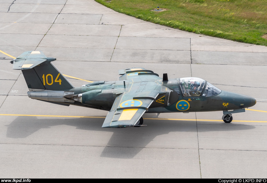 Sweden Air Force – Saab Sk60A (105) 104