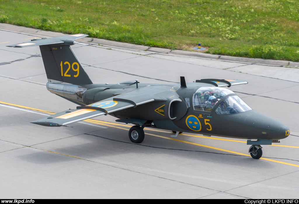 Sweden Air Force – Saab Sk60A (105) 129