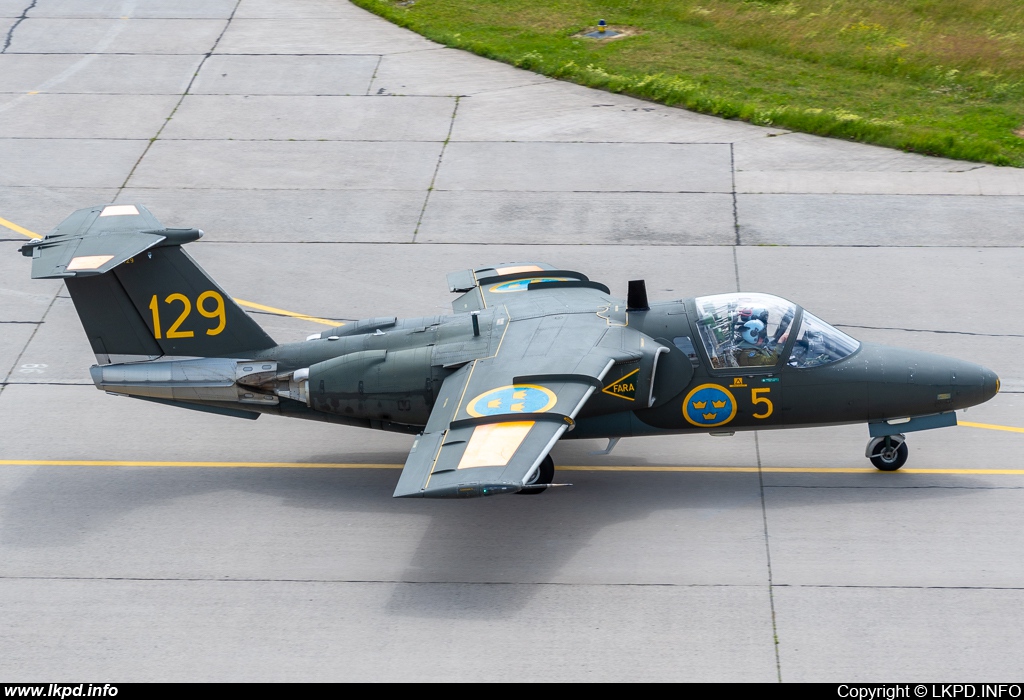 Sweden Air Force – Saab Sk60A (105) 129