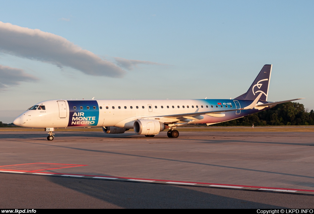 Montenegro Airlines – Embraer ERJ-190-200LR 40-AOB