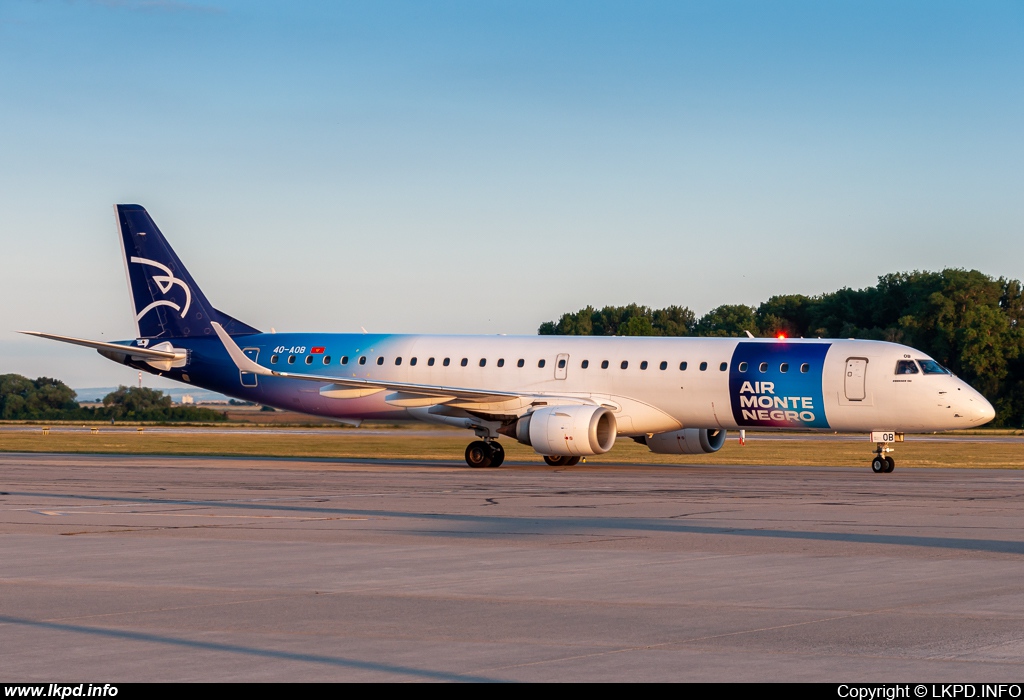 Montenegro Airlines – Embraer ERJ-190-200LR 40-AOB