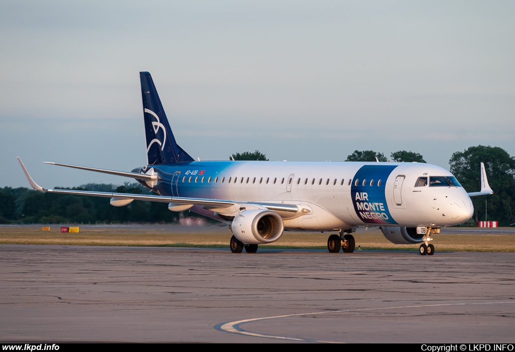 Montenegro Airlines – Embraer ERJ-190-200LR 40-AOB